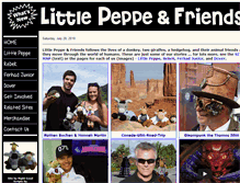 Tablet Screenshot of littlepeppe.com